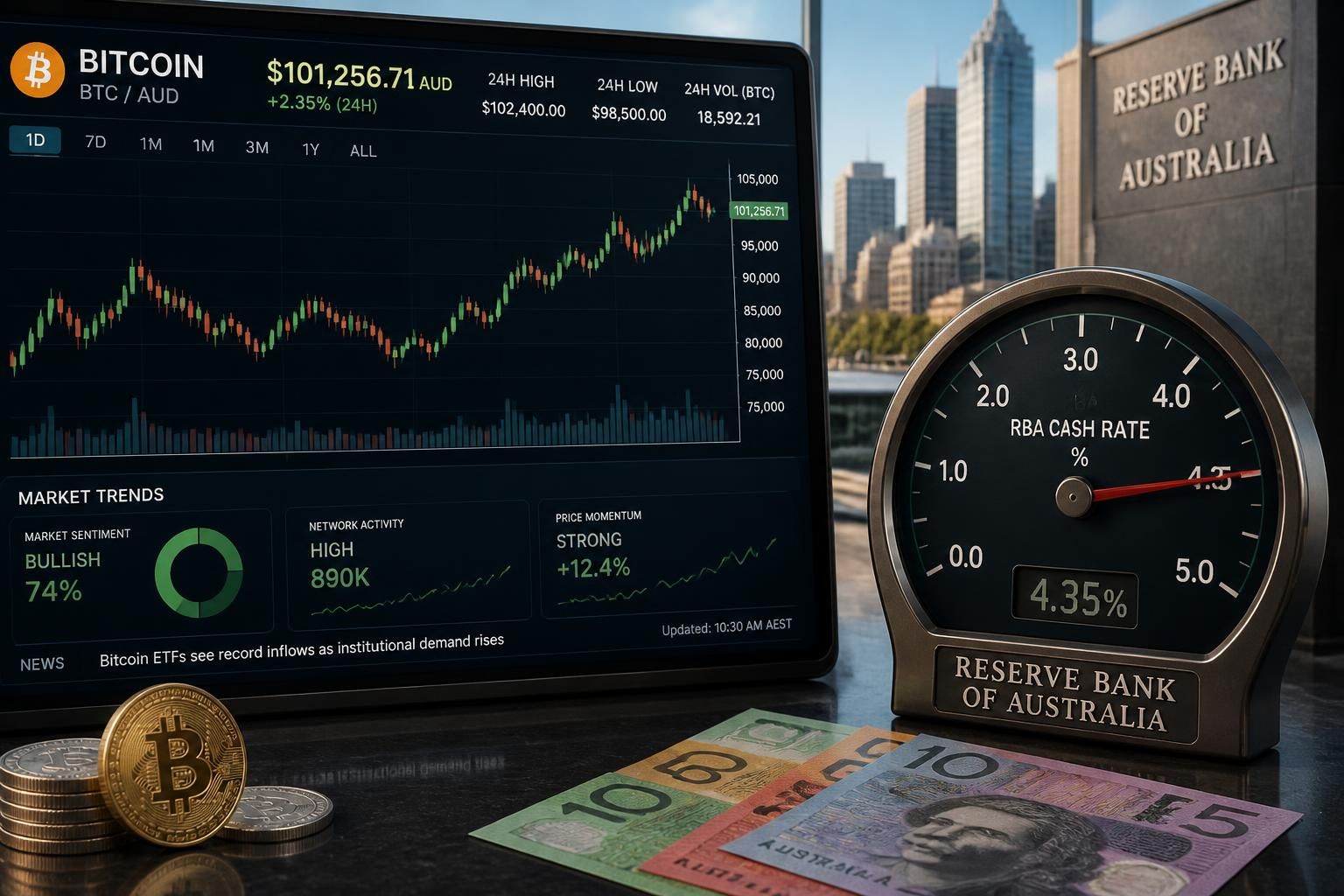 explore how changes in the rba cash rate impact bitcoin prices and market trends, revealing the connection between monetary policy and cryptocurrency movements.